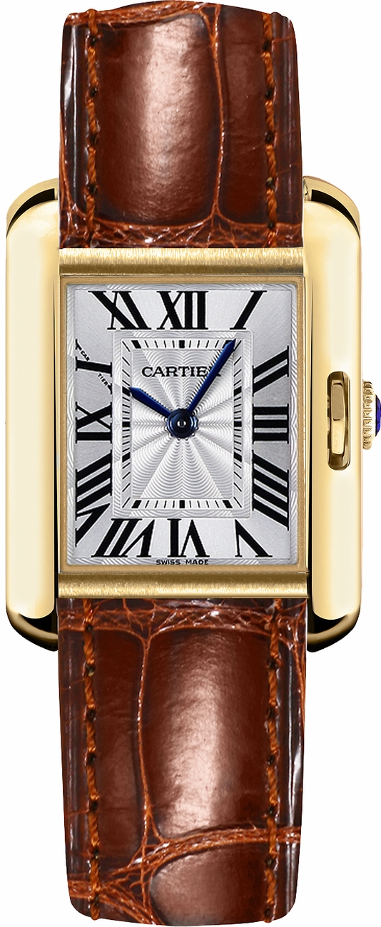 Cartier Tank Anglaise Watches Flinque Silver Battery Operated Quartz W5310028 Watch