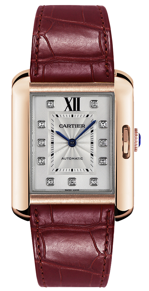 Cartier Tank Anglaise Watches  Silver Self winding Automatic WJTA0006 Watch