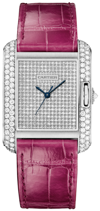 Cartier Tank Anglaise Watches  Diamonds Self winding Automatic WT100020 Watch