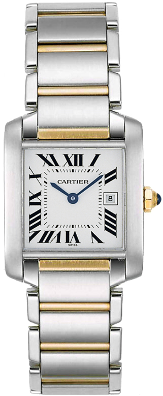 Cartier Tank Francaise Watches UNISEX Silver Battery Operated Quartz W51012Q4 Watch