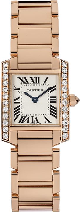 Cartier Tank Francaise Watches Ladies Silver Battery Operated Quartz WE10456H Watch
