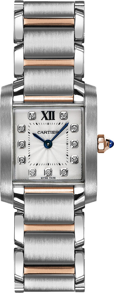 Cartier Tank Francaise Watches Ladies Silver Battery Operated Quartz WE110004 Watch