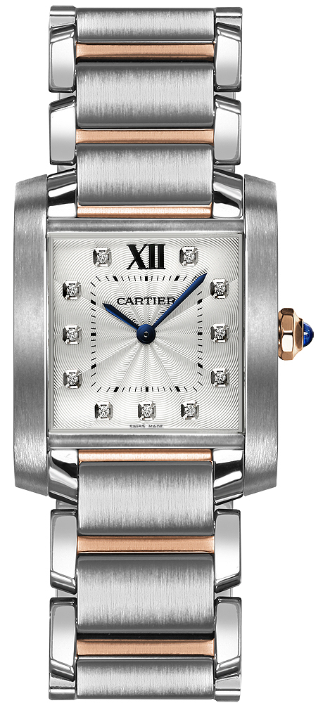 Cartier Tank Francaise Watches Ladies Silver Battery Operated Quartz WE110005 Watch