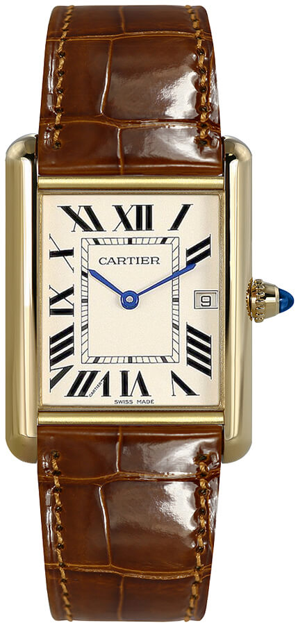 Cartier Tank Louis Watches Ladies Silver Battery Operated Quartz W1529756 Watch