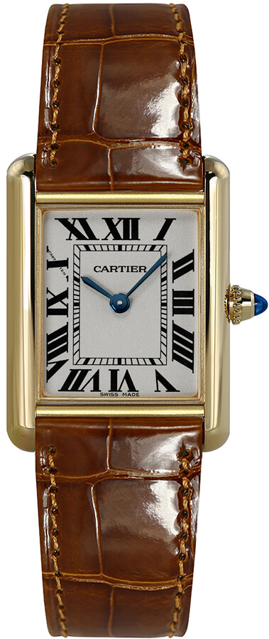 Cartier Tank Louis Watches Ladies Silver Battery Operated Quartz W1529856 Watch