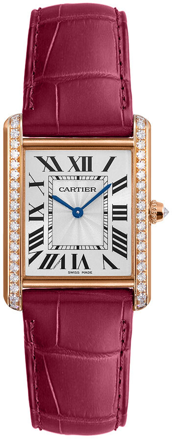 Cartier Tank Louis Watches Ladies Silver Self winding Automatic WJTA0010 Watch