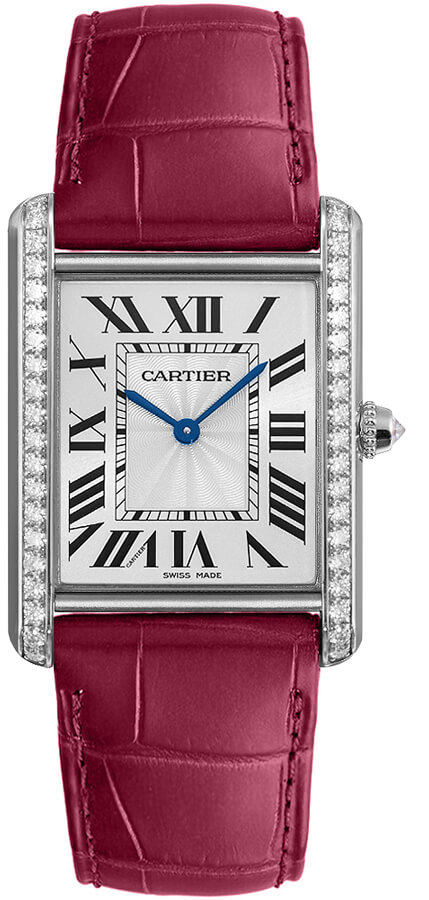 Cartier Tank Louis Watches Ladies Silver Self winding Automatic WJTA0011 Watch