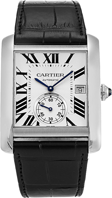 Cartier Tank MC Watches Mens Silver Self winding Automatic W5330003 Watch