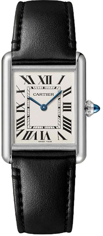 Cartier Tank Must Watches Ladies Silver Photovoltaic WSTA0059 Watch