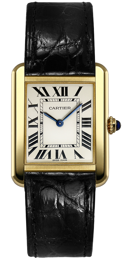 Cartier Tank Solo Watches Ladies Silver Battery Operated Quartz W5200002 Watch