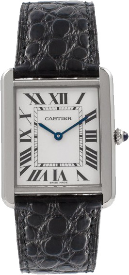 Cartier Tank Solo Watches  Silver  W5200003 Watch