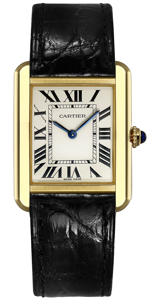 Cartier Tank Solo Watches UNISEX Silver Battery Operated Quartz W5200004 Watch