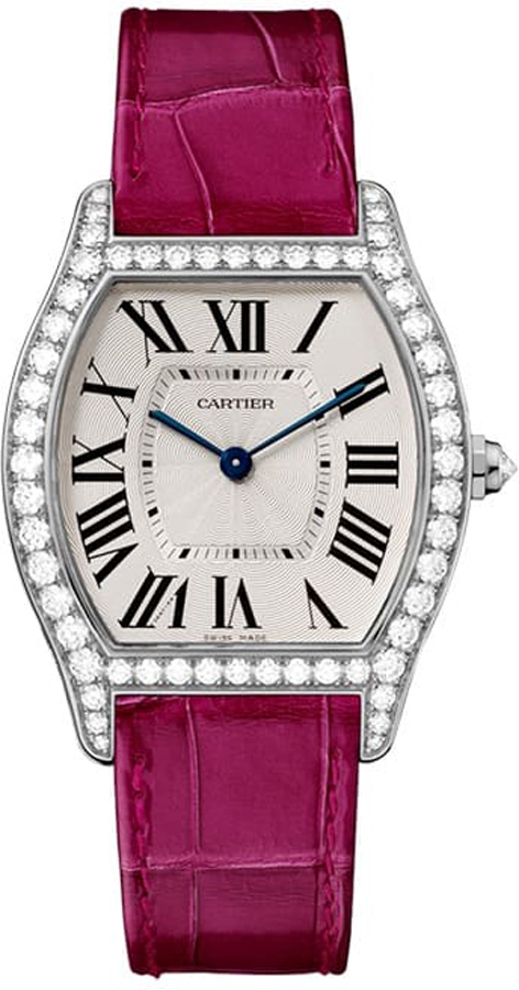 Cartier Tortue Watches Ladies Silver Manual Winding WA501009 Watch