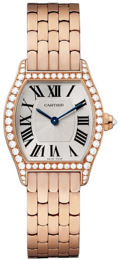 Cartier Tortue Watches Ladies Silver Manual Winding WA501010 Watch
