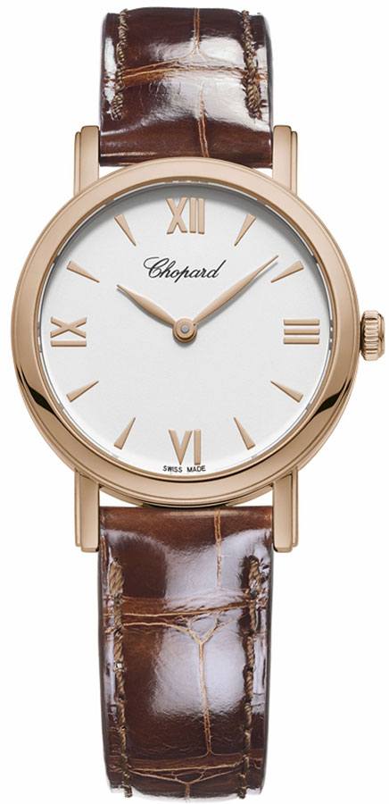 Chopard Classic Watches Ladies White Battery Operated Quartz 127387-5201 Watch