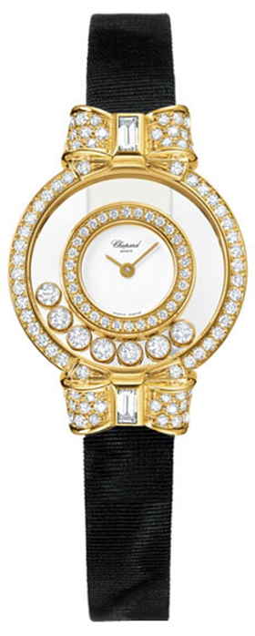 Chopard Happy Diamonds Watches Ladies White Battery Operated Quartz 205020-0001 Watch
