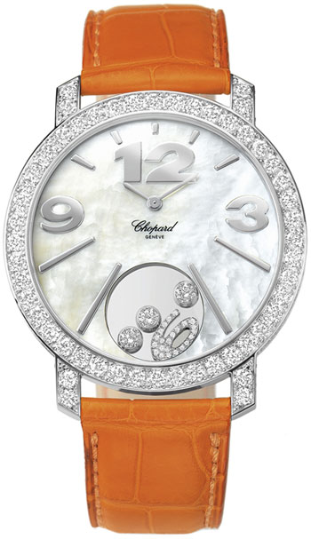 Chopard Happy Diamonds Watches Ladies Pearl White Battery Operated Quartz 207450-1005 Watch