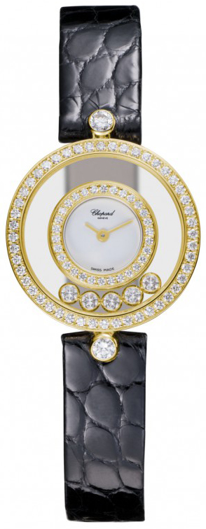 Chopard Happy Diamonds Watches Ladies White Battery Operated Quartz 203957-0001 Watch