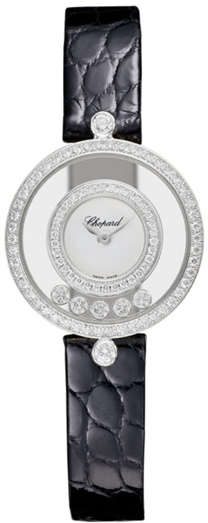 Chopard Happy Diamonds Watches Ladies White Battery Operated Quartz 203957-1201 Watch