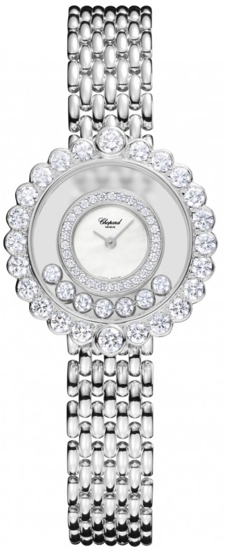 Chopard Happy Diamonds Watches Ladies White Battery Operated Quartz 204180-1001 Watch