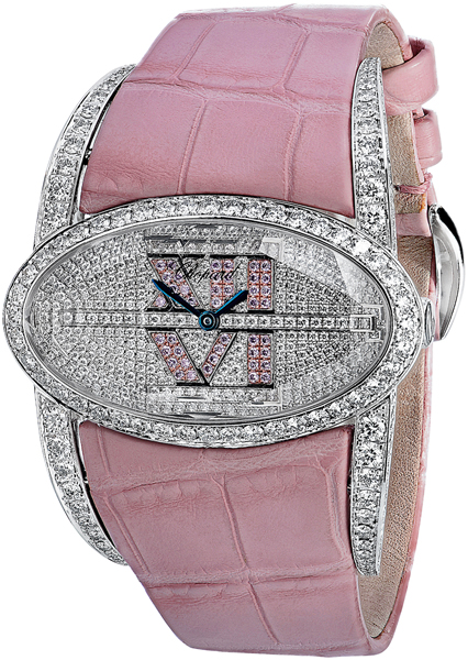 Chopard Rare Watches Watches Ladies Diamond Pave Battery Operated Quartz 139018-1001 Watch