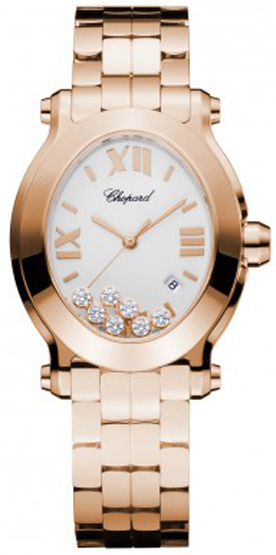 Chopard Happy Diamonds Watches Ladies White Battery Operated Quartz 275350-5002 Watch