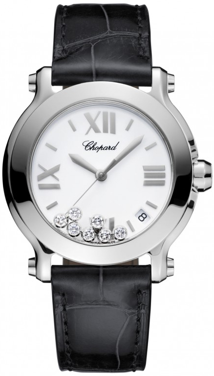Chopard Happy Diamonds Watches Ladies White Battery Operated Quartz 278475-3001 Watch
