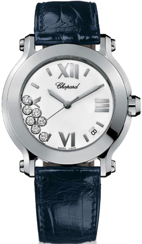 Chopard Happy Diamonds Watches Ladies White Battery Operated Quartz 278475-3001-BLU Watch