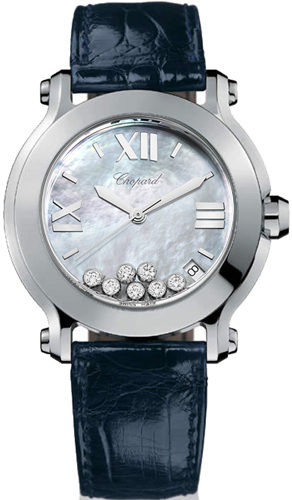 Chopard Happy Diamonds Watches Ladies Pearl White Battery Operated Quartz 278475-3002 Watch