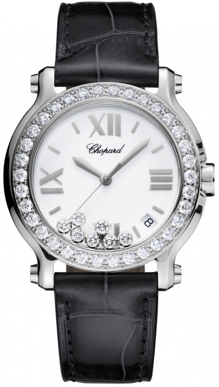 Chopard Happy Diamonds Watches Ladies White Battery Operated Quartz 278475-3037 Watch