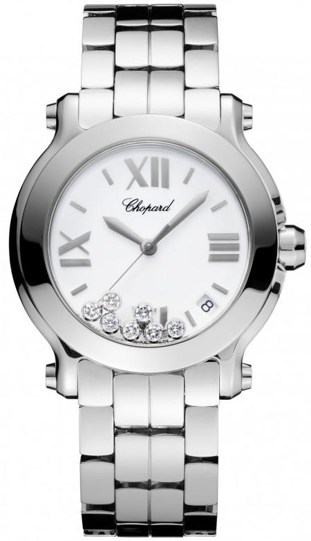 Chopard Happy Diamonds Watches Ladies White Battery Operated Quartz 278477-3001 Watch