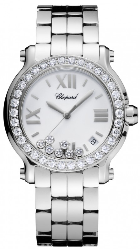 Chopard Happy Diamonds Watches Ladies White Battery Operated Quartz 278477-3008 Watch