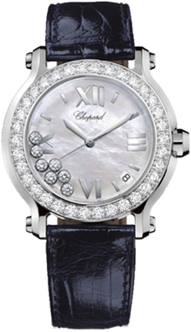 Chopard Happy Diamonds Watches Ladies Pearl White Battery Operated Quartz 278478-2004 Watch