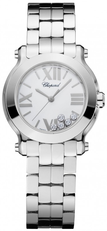 Chopard Happy Diamonds Watches Ladies White Battery Operated Quartz 278509-3002 Watch