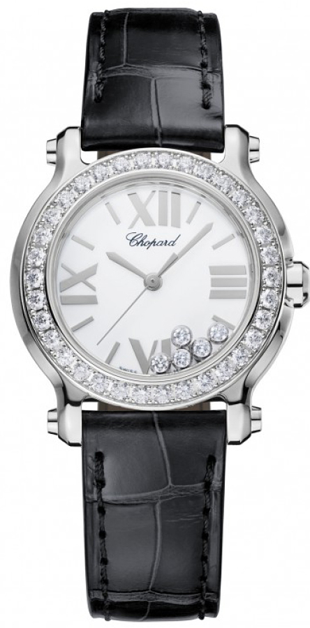 Chopard Happy Diamonds Watches Ladies White Battery Operated Quartz 278509-3007 Watch
