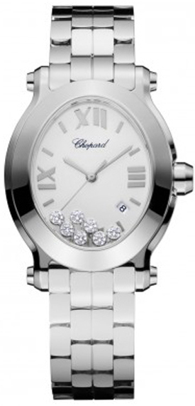 Chopard Happy Diamonds Watches Ladies White Battery Operated Quartz 278546-3003 Watch