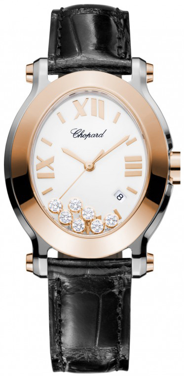 Chopard Happy Diamonds Watches Ladies White Battery Operated Quartz 278546-6001 Watch