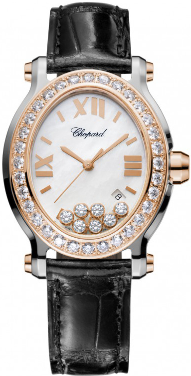 Chopard Happy Diamonds Watches Ladies Pearl White Battery Operated Quartz 278546-6002 Watch