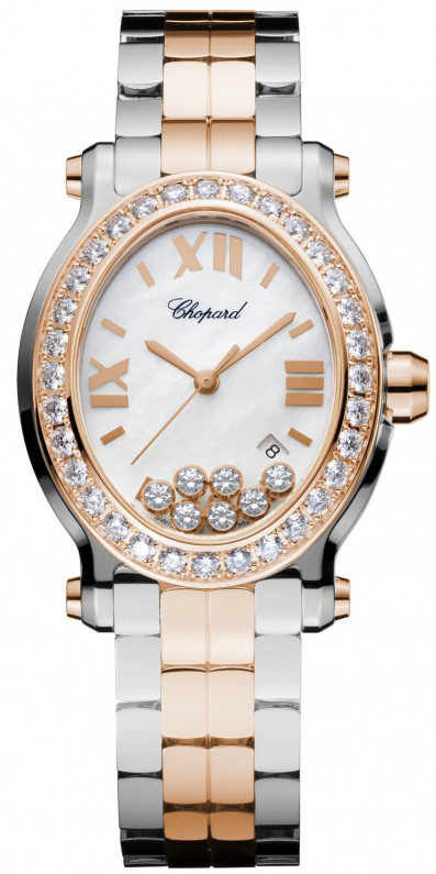 Chopard Happy Diamonds Watches Ladies Pearl White Battery Operated Quartz 278546-6004 Watch