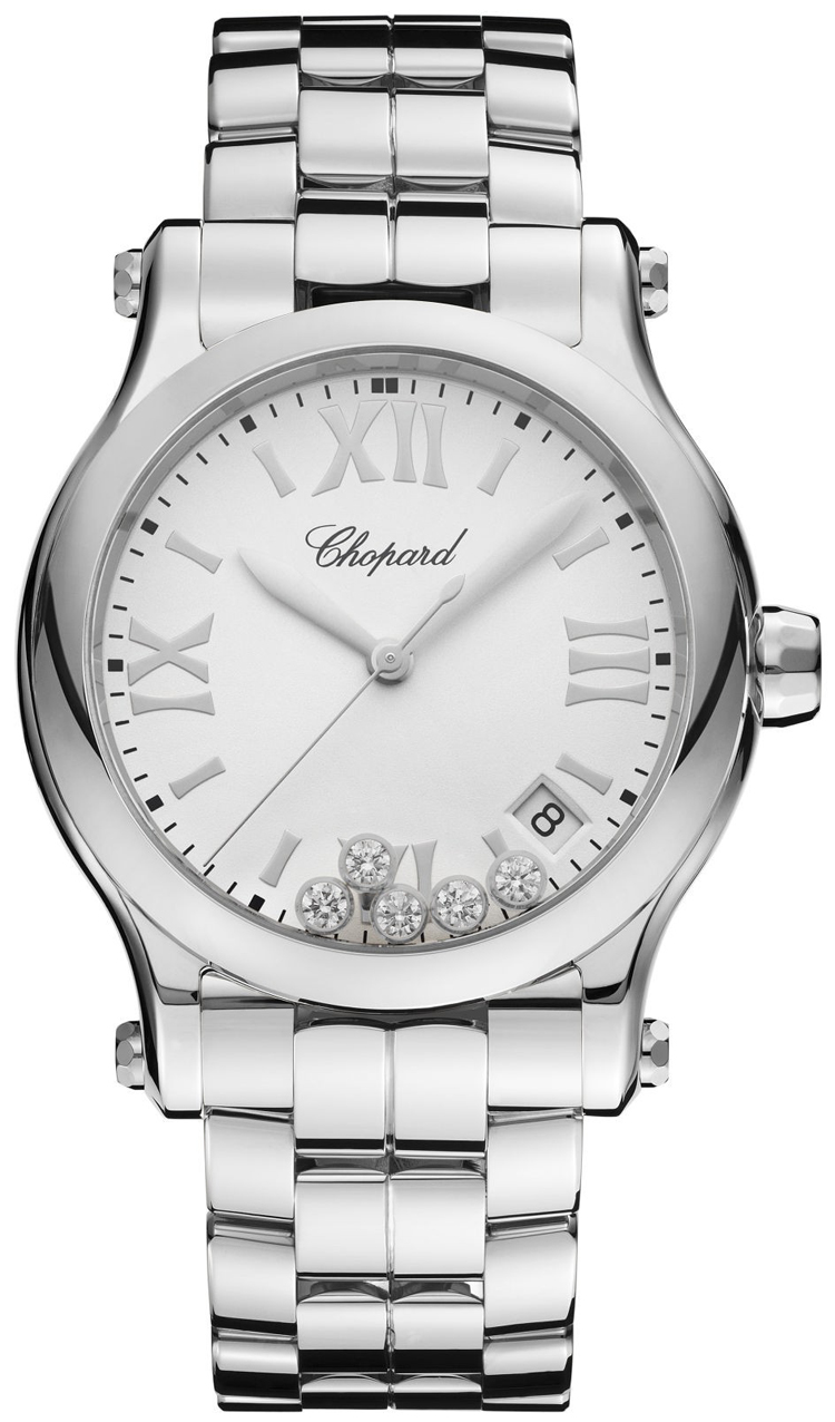 Chopard Happy Diamonds Watches Ladies White Battery Operated Quartz 278582-3002 Watch