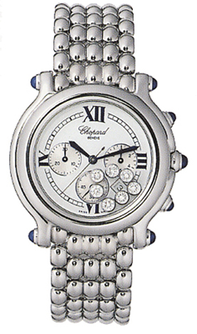 Chopard Happy Diamonds Watches mens White Battery Operated Quartz 288267-3005 Watch