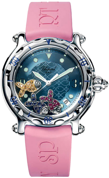Chopard Happy Diamonds Watches Ladies Blue Battery Operated Quartz 288347-3001 Watch