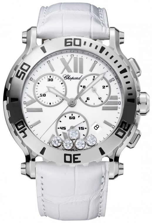 Chopard Happy Diamonds Watches Ladies White Battery Operated Quartz 288499-3001-WHT Watch