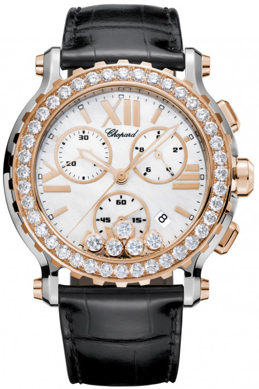 Chopard Happy Diamonds Watches Ladies Pearl White Battery Operated Quartz 288506-6001 Watch