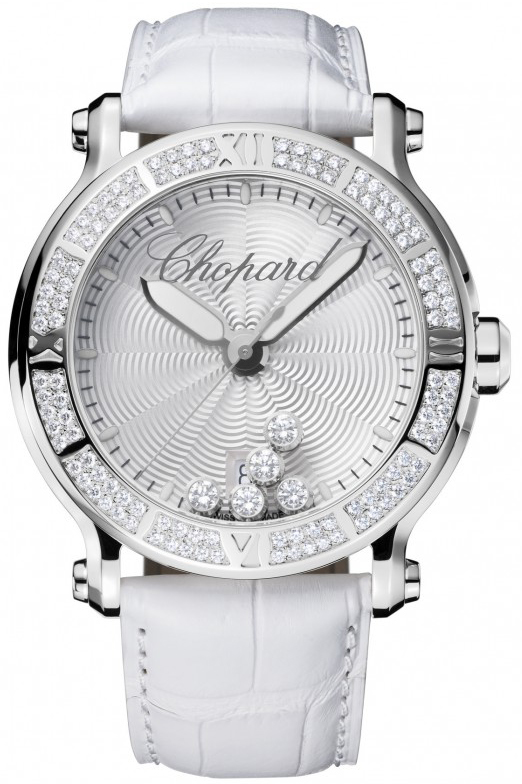 Chopard Happy Diamonds Watches Ladies Silver Battery Operated Quartz 288525-3003 Watch