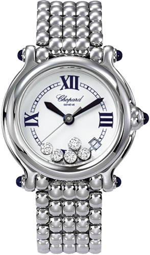 Chopard Happy Diamonds Watches Ladies Mother of Pearl White Battery Operated Quartz 288965-3002 Watch