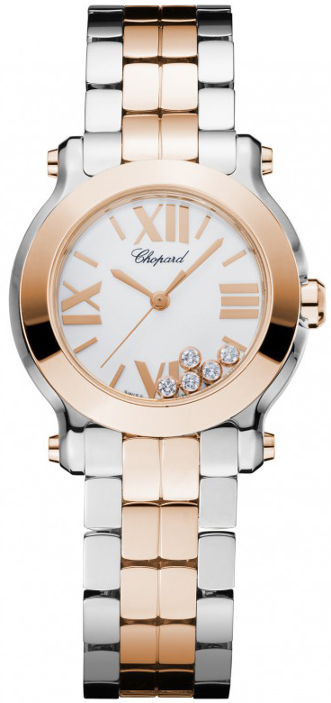 Chopard Happy Diamonds Watches Ladies White Battery Operated Quartz 278509-6003 Watch