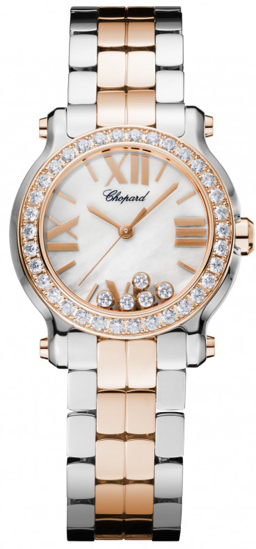 Chopard Happy Diamonds Watches Ladies Mother of Pearl White Battery Operated Quartz 278509-6005 Watch