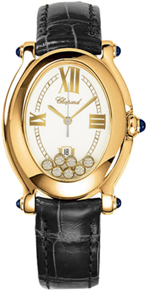 Chopard Happy Diamonds Watches Ladies White Battery Operated Quartz 277000-0007-BLK Watch