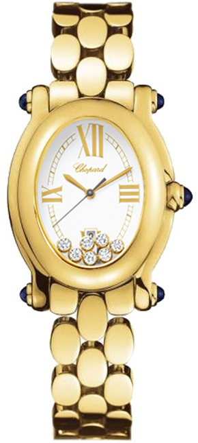 Chopard Happy Diamonds Watches Ladies White Battery Operated Quartz 277085-0004 Watch